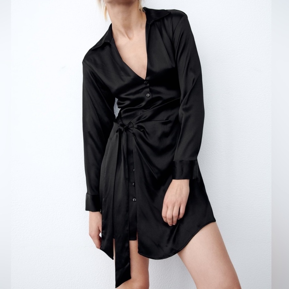 NWT Zara Satin Dress